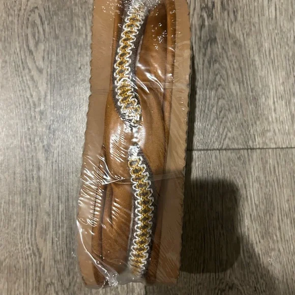 Tan Suede Slip-On Slippers - Picture 3 of 3